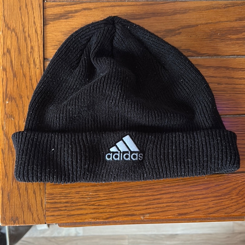 Adidas Black Beanie. Like new!!!